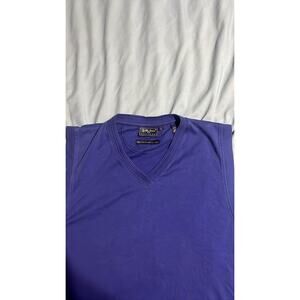 Bobby Jones Mens XL Purple Pima Cotton Golf Vest